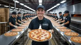 Inside the Factory Where Thousands of Pizzas Are Made Every Day