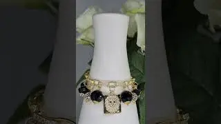 Bold Animal Art Deco Bracelet