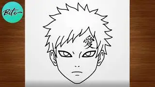 Como desenhar o GAARA (Naruto)