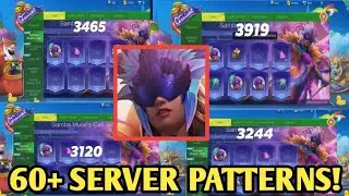 60+ MLBB SERVER PATTERN FOR PHARSA'S SAMBA MUSE SKIN 2021 | credits to the owner of the photos