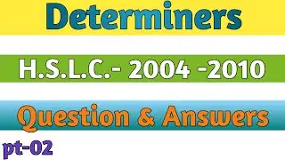 HSLC final Exam  ত অহা Determiner ৰ ৬ বছৰৰ সমাধান। 2004- 2010 | SEBA |