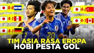 GANASNYA PERMAINAN TIMNAS JEPANG TIM ASIA RASA EROPA YANG HOBI PESTA GOL