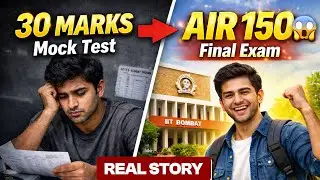 He Scored 30 in Mock Tests… Then Got AIR 150 in GATE 😱 | True Story