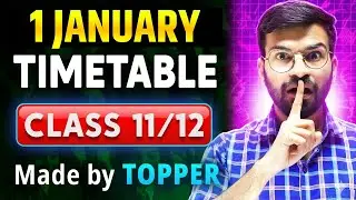 1 JANUARY से पढ़कर 98%🔥in Class 11/12 Boards | Last 2 Months Strategy for Class 11/12 | Motivation