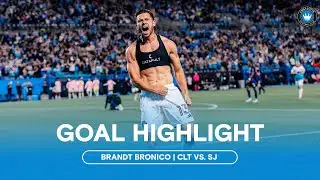GOAL! Brandt Bronico Chips Keeper, Rocks Baby | Charlotte FC vs. San Jose