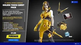 Fortnite Marigold - Golden Touch Quest Pack
