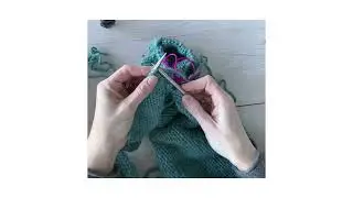 Knitting Tips: Casting on for underarms on a top-down sweater using a knitted cast-on, easy & stable