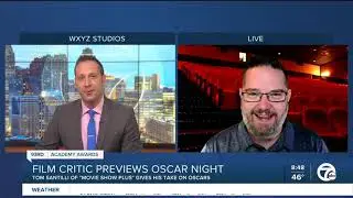 WXYZ Channel 7 Detroit Appearance - Tom Santilli - 4/25/21 - Oscar Sunday!