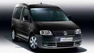 Чип тюнинг Volkswagen Caddy 1.6 TDI Фольксваген Кадди дизель V-tech Power Box монтаж своими руками