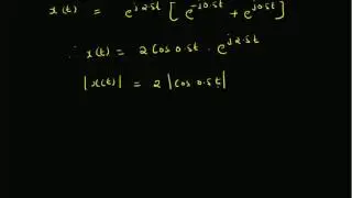 sum of two complex exponentials