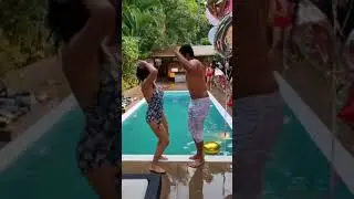 @karanvirbohra wishes Srishty Rode with the coolest transition ..#karanvirbohra