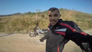 Viajei 1200 km de YBR 125 Parte 1 - casa do Bryan