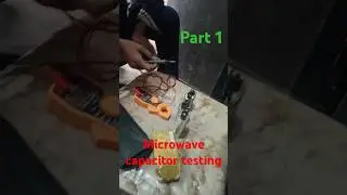 microwave capacitor tasting//microwave ka capacitor kese check kare //by As Raja technician