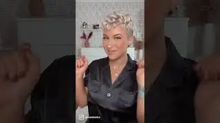 Voluminous curls with heat master wand & texturizing taffy #pixie