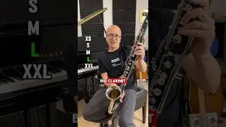 Tiny clarinet VS GIGANTIC clarinet!!!