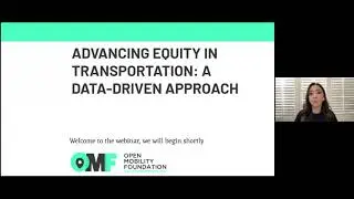 Advancing Equity in Transportation: A Data Driven Approach (Webinar)