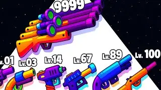 Merge Gun Run 3D - Level Up Gun Max Level Gameplay