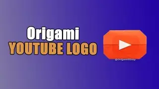 DIY Origami YouTube Logo &ndash; Step-by-Step Tutorial