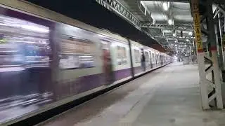 Two Fast Locals that do not halt at Ghatkopar crossing at same time!!