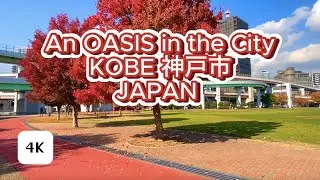 Minato no Mori Park, KOBE in Autumn Japan