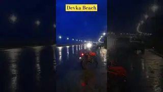 Devka Beach ⛱️ 😎 #nightview #hyperlapse #beachside #subscribe #viral #goneviral #shortsvideo #yt