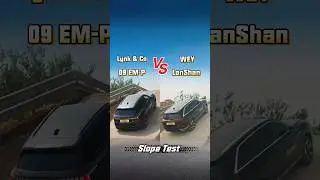 Lynk&Co 09 VS GWM WEY LanShan Slope Test #suv  #offroad