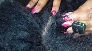 ASMR Scalp Scratching Hairplay (no talking!)