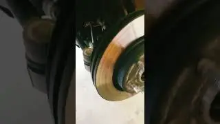 The horrible sound of a rock stuck behind your brake rotor