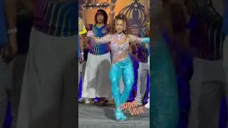 Rainha @Mayara Lima se apresenta na festa de lan&ccedil;amento de enredo do Para&iacute;so do Tuiuti 💙💛 #samba