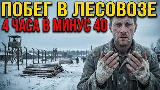 ПОБЕГ В ЛЕСОВОЗЕ: 4 ЧАСА В МИНУС 40 МЕЖДУ БРЁВНАМИ. ПОТЕРЯЛ 7 ПАЛЬЦЕВ