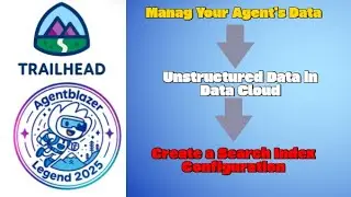 Create a Search Index Configuration || Unstructured Data in Data Cloud || Manage Your Agent's Data