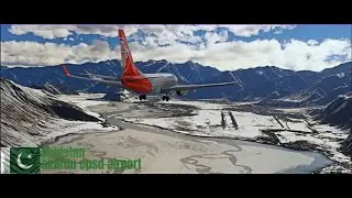 most beautiful and technical approach into skardu  pakistan boeing737/700 #msfs2020