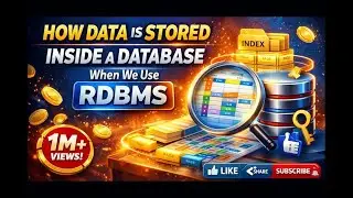 How RDBMS Stores Data Internally | Tables, Rows, Pages & Indexes Explained