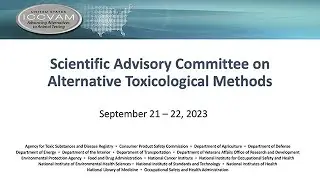 Scientific Advisory Committee on Alternative Toxicological Methods, Session 4, September 2023