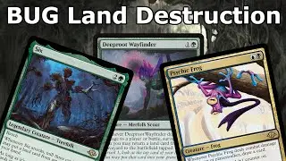 НИКАКИЕ НЕБАЗОВЫЕ ЗЕМЛИ НЕ БЕЗОПАСНЫ! Уничтожение земли с ошибками (Legacy MTG)