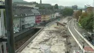 Siegen - Zu neuen Ufern: Baustellenführung mit Bürgermeister Mues