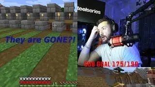 My Villagers all DISAPPEARED?!?! (sad minecraft) #shorts