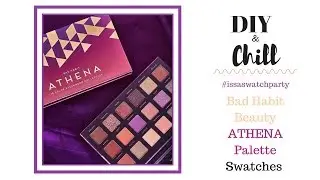 Bad Habit Beauty Athena Palette Swatches