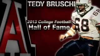 Tedy Bruschi CFB Hall of Fame - UA Highlights