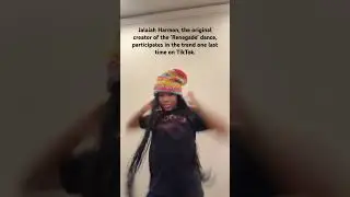 Jalaiah Harmon, the original creator of the &lsquo;Renegade&rsquo; dance. #tiktok #tiktokban