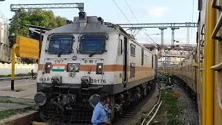 Depating banglore city and crossing MAS mail | SBC-MKM  MEMU