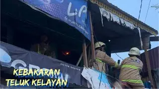 Kebakaran Teluk Kelayan Banjarmasin, Minggu 11 Januari 2026