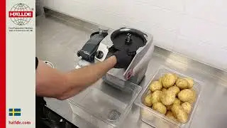 Anleitung zum Schneiden von Pommes Frites mit H&auml;llde RG-50 und CC-34