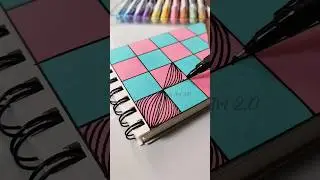 Try this 😍 when you're bored 😉✨ #art #shortsvideo #aesthetic #zendoodle #meditation #relaxing