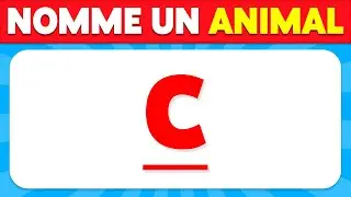 Trouve un MOT pour chaque LETTRE ! 📝 Quiz Alphabet ABC ‼️ 50 Questions