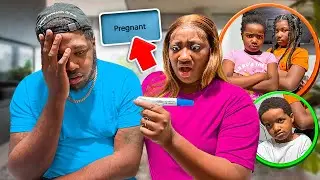 TELLING MY HUSBAND I'M PREGNANT ** Kids CRY❤️ **