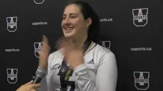 WVB Bronze Post-Game: Sophie Carpentier (Trinity Western Spartans)