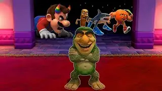 Super Mario Party Minigames - Brr Brr Patapim VS Udin Din Din Dun (Hardest Difficulty)