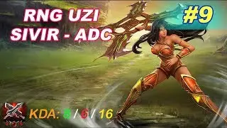 RNG Uzi - Sivir ADC 8 - 6 - 16 KR LOL Highlights
