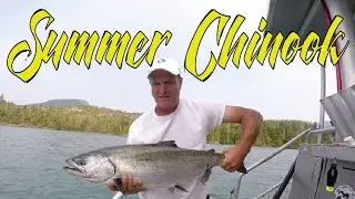 Chinook Salmon Fishing Barkley Sound , B.C. Canada.